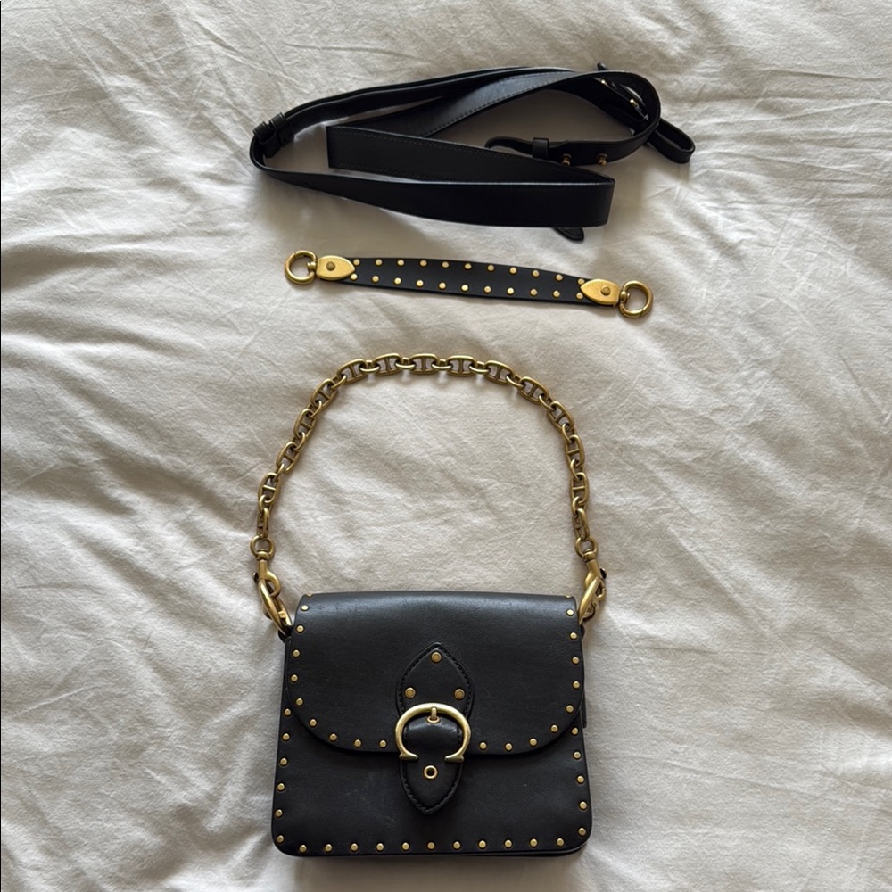 Coach Beat Shoulder Bag with Rivets